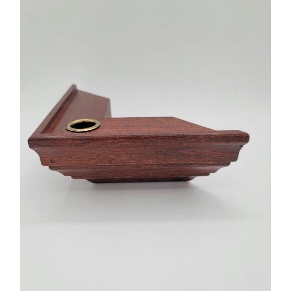 Home Interiors Wooden Wall 2 Corner Candle Holders Homco - Picture 4 of 11